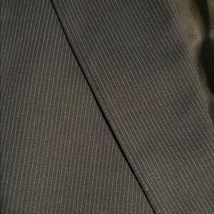 Hart Schaffner Marx Navy Striped Suit